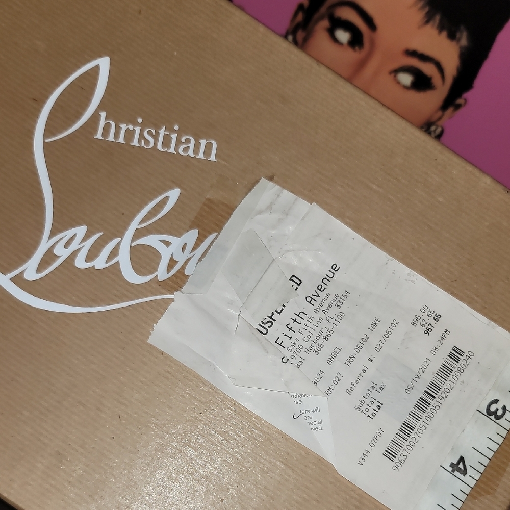 Christian Louboutin Tan Shoe Box - Picture 4 of 7